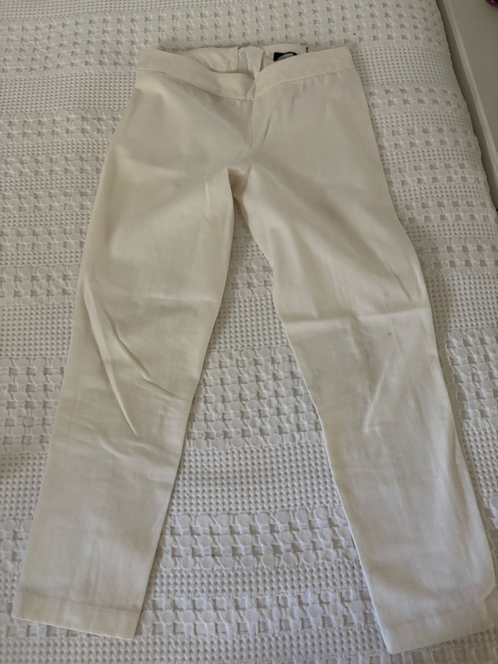 The Row White Cotton pants